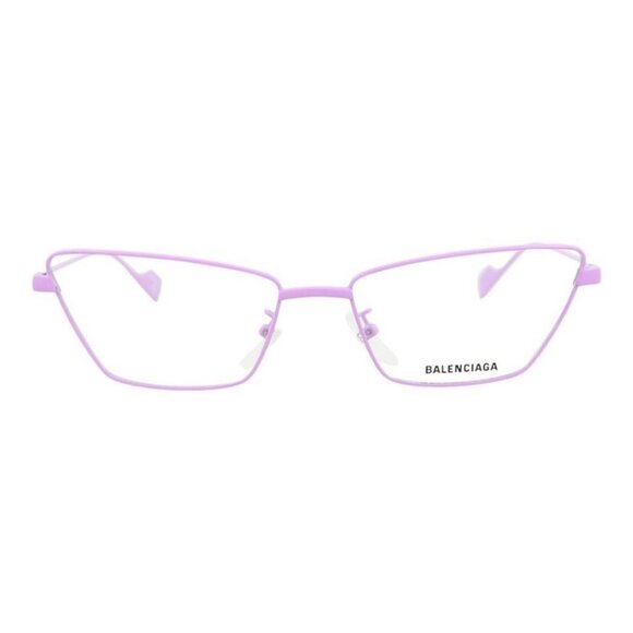 New Authentic Balenciaga Womens Cat Eye Violet Violet Transparent Fashion Design - Picture 1 of 4